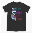 Live Fast Eat Trash Raccoon Lovers Unisex T-Shirt - Fun & Quirky Style