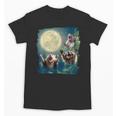 Opossum Raccon Rat Howling At The Moon Unisex T-Shirt