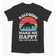 Raccoon Lover Retro Tee - Fun Unisex T-Shirt for Animal Fans