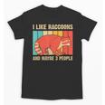 Raccoon Lover Unisex Introvert T-Shirt - Fun Gift for Men & Women