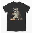 Raccoon Pizza Party Unisex T-Shirt | Fun Animal Graphic Tee