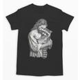 Raccoon Sasquatch Selfie Unisex T-Shirt | Fun Forest Theme Tee