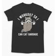 Raccoon Trash Panda Workout Unisex T-Shirt - Gym Humor