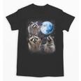 Raccoon Unisex T-Shirt – Moonlit Howl Wildlife Theme Apparel