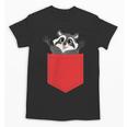 Raccoon Wildlife Unisex T-Shirt - Cute Trash Panda Pocket Style