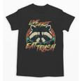 Retro Raccoon Unisex T-Shirt - Live Fast Eat Trash Design