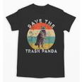 Save The Trash Panda Raccoon Animal Retro Vintage Sunset Unisex T-Shirt