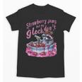 Strawberry Jam Raccoon Unisex T-Shirt - Quirky Animal Design