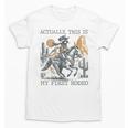 Cowboy Raccoon Rodeo Unisex T-Shirt - Fun First Rodeo Theme