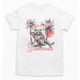 Feral Girl Summer Unisex T-Shirt - Wild Raccoon & Vacation Vibes