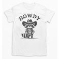 Howdy Cowboy Raccoon Unisex T-Shirt – Fun Animal Design for All