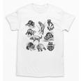 Raccoon Portrait Unisex T-Shirt - Wild & Playful Sketch Design