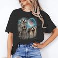 3 Racoon Moon Howling Raccoon Head For Men Women Kid Unisex T-Shirt