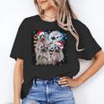 Christmas Howling Raccoon Unisex T-Shirt - Festive Family Fun