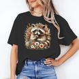 Cottagecore Floral Raccoon Unisex T-Shirt - Cute Nature Aesthetic Cottagecore Floral Raccoon Unisex T-Shirt - Cute Nature Aesthetic
