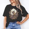 Cottagecore Raccoon Floral T-Shirt - Cute Graphic Unisex Tee