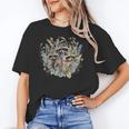 Cottagecore Raccoon Lover Unisex T-Shirt | Cute Mushroom Floral Design
