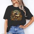Cottagecore Raccoon Reading Women's Unisex T-Shirt | Cozy Bookish Aesthetic