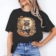 Cottagecore Raccoon T-Shirt for Book Lovers | Unisex Floral Design
