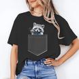 Cute Raccoon Pocket Tee - Unisex T-Shirt for Animal Lovers
