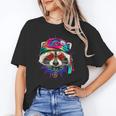 Hippie Raccoon Tie Dye Unisex T-Shirt - Psychedelic Peace Vibe