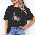 Raccoon Astronaut T-Shirt | Unisex Space Theme for Raccoon Lovers