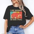 Raccoon Lover Unisex Introvert T-Shirt - Fun Gift for Men & Women