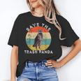 Raccoon Retro Sunset Unisex T-Shirt - Save the Trash Panda