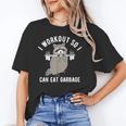 Raccoon Trash Panda Workout Unisex T-Shirt - Gym Humor