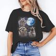 Raccoon Unisex T-Shirt – Moonlit Howl Wildlife Theme Apparel