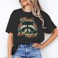 Retro Raccoon Unisex T-Shirt - Live Fast Eat Trash Design