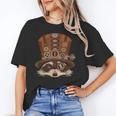 Steampunk Raccoon Vintage Art Unisex T-Shirt - Unique Gift