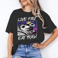 Street Cats & Trash Pandas | Live Fast Eat Trash Unisex T-Shirt