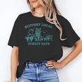 Support-Local-Street-Cat Vintage Raccoon Opossum Skunk Unisex T-Shirt