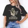 Vintage Humor Cowboy Raccoon Small Unisex T-Shirt - Western Vibes