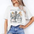 Cowboy Raccoon Rodeo Unisex T-Shirt - Fun First Rodeo Theme