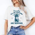 Funny Raccoon Nervous Meme Unisex T-Shirt | Trash Panda Gift Tee