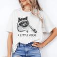 A Little Feral Raccoon With Moon Animal Raccoon Trash Panda Unisex T-Shirt