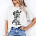 Raccoon Cowboy Graphic Tee - Unisex Meme T-Shirt for Fun