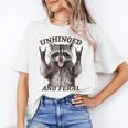 Raccoon Unhinged And Feral Retro Raccoon Feral Summer Unisex T-Shirt