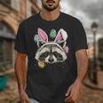 Easter Raccoon Lover Unisex T-Shirt | Festive Bunny Design