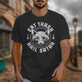 Gothic Raccoon T-Shirt - Unisex Trash Eating Theme - Bold Style