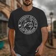 Gym Raccoon Unisex T-Shirt - Fun Fitness Design - Workout & Eat