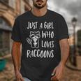 Just a Girl Who Loves Raccoons Cute Raccoon Lover Unisex T-Shirt