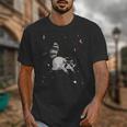 Raccoon Astronaut T-Shirt | Unisex Space Theme for Raccoon Lovers