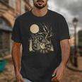 Raccoon Banjo Player Unisex T-Shirt - Cottagecore Bluegrass Vibes