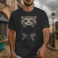 Raccoon Feet Unisex T-Shirt | Quirky Pet Lover's Choice