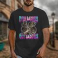 Raccoon Let's Get Trashed Vintage Retro Racoon Unisex T-Shirt