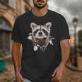 Raccoon Lover Unisex T-Shirt - Fun Gift for Dad & Mom