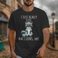 Raccoon Lover Unisex T-Shirt - Quirky and Fun Gift Idea
